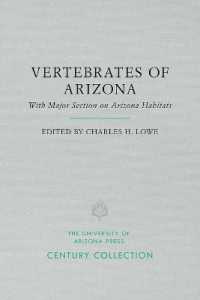 The Vertebrates of Arizona : With Major Section on Arizona Habitats (Century Collection)