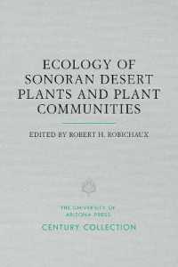 Ecology of Sonoran Desert Plants and Plant Communities (Century Collection)