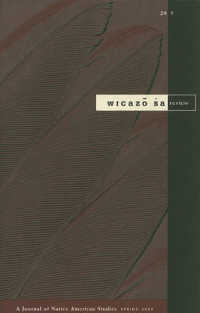 Wicazo Sa Review, Volume 24 : A Journal of Native American Studies (Wicazo Sa Review)