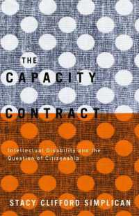 Capacity Contract : Intellectual Disability and the Question of Citizenship -- Hardback