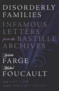 Disorderly Families : Infamous Letters from the Bastille Archives -- Hardback