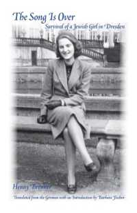 The Song is over : A Jewish Girl in Dresden