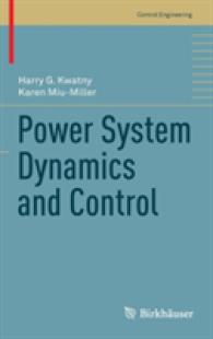 Power System Dynamics and Control (Control Engineering)