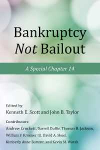 Bankruptcy Not Bailout : A Special Chapter 14