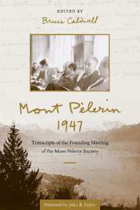 Mont Pèlerin 1947 : Transcripts of the Founding Meeting of the Mont Pèlerin Society