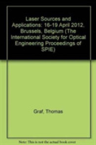 Laser Sources and Applications : 16-19 April 2012, Brussels, Belgium (The International Society for Optical Engineering Proceedings of SPIE) -- Paperb