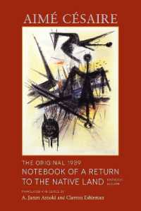 The Original 1939 Notebook of a Return to the Native Land : Bilingual Edition