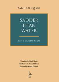 Sadder than Water : New & Selected Poems