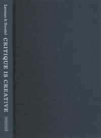 Critique Is Creative : The Critical Response Process® in Theory and Action