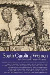South Carolina Women : Their Lives and Times, Volume 1 (Southern Women: Their Lives and Times)