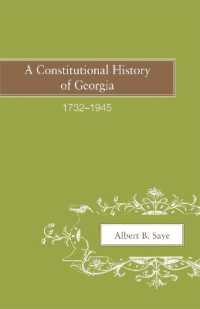 A Constitutional History of Georgia, 1732-1945