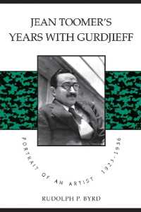 Jean Toomer's Years with Gurdjieff : Portrait of an Artist, 1923-1936