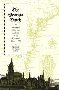 The Georgia Dutch : From the Rhine and Danube to the Savannah, 1733-1783