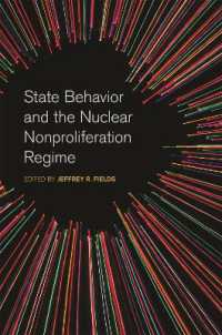 State Behavior and the Nuclear Nonproliferation Regime (Studies in Security and International Affairs)