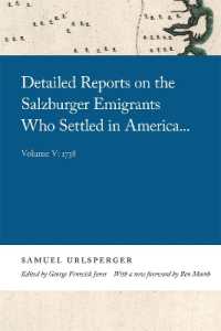 Detailed Reports on the Salzburger Emigrants Who Settled in America : Volume V: 1738 (Georgia Open History Library)