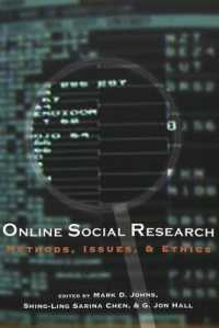 Online Social Research : Methods, Issues, and Ethics (Digital Formations .7) （2003. X, 276 S. 230 mm）