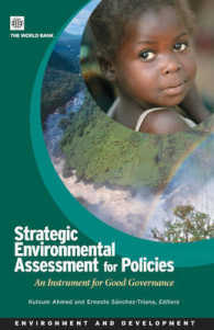 Strategic Environmental Assessment for Policies : An Instrument for Good Governance (Directions in Development)