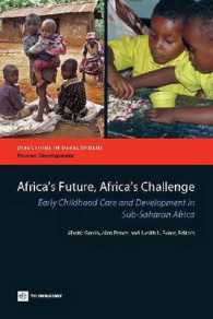 Africa's Future, Africa's Challenge : Early Childhood Care and Development in Sub-Saharan Africa (Directions in Development)
