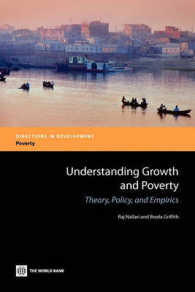 世界銀行刊／経済成長と貧困<br>Understanding Growth and Poverty : Theory, Policy, and Empirics