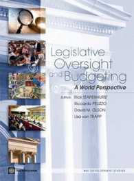 Legislative Oversight and Budgeting : A World Perspective