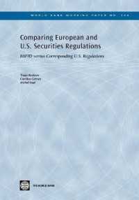 Comparing European and U.S. Securities Regulations : MiFID Versus Corresponding U.S. Regulations