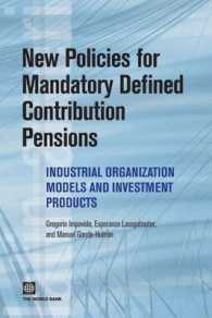 New Policies for Mandatory Defined Contribution Pensions : Industrial Organization Models and Investment Products