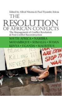The Resolution of African Conflicts : The Management of Conflict Resolution and Post-Conflict Reconstruction