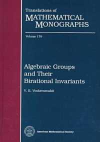 Algebraic Groups and Their Birational Invariants (Translations of Mathematical Monographs Reprint)