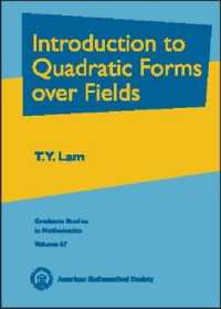 Introduction to Quadratic Forms over Fields (Graduate Studies in Mathematics)