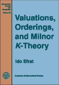 Valuations, Orderings, and Milnor K-Theory (Mathematical Surveys and Monographs)