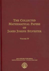 The Collected Mathematical Papers of James Joseph Sylvester, Volume 4 (Ams Chelsea Publishing)