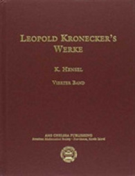 Leopold Kronecker's Werke, Part 4 (Chelsea Publications)
