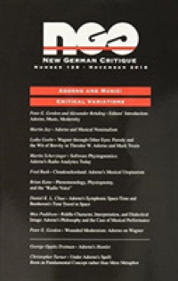 Adorno and Music : Critical Variations