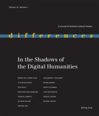 デジタル人文学の影に<br>In the Shadows of the Digital Humanities (Differences)