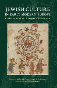 Jewish Culture in Early Modern Europe : Essays in Honor of David B. Ruderman