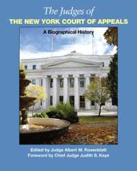 The Judges of the New York Court of Appeals : A Biographical History