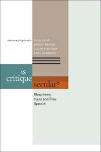 Is Critique Secular? : Blasphemy, Injury, and Free Speech
