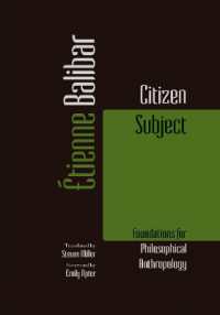 Citizen Subject : Foundations for Philosophical Anthropology (Commonalities)