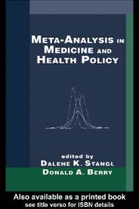 Meta-Analysis in Medicine and Health Policy (Chapman & Hall/crc Biostatistics Series)