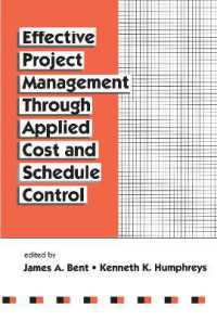 Effective Project Management through Applied Cost and Schedule Control