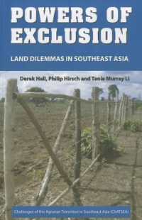 Powers of Exclusion : Land Dilemmas in Southeast Asia (Challenges of the Agrarian Transition in Sougheast Asia (Chatsea))