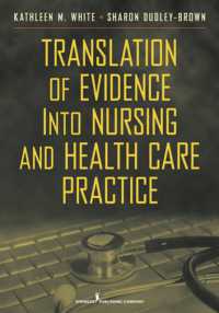 Translation of Evidence into Nursing and Health Care Practice （1ST）