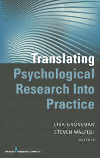 Translating Psychological Research into Practice