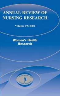 Annual Review of Nursing Research, Volume 19, 2001 : Women's Health Research (Annual Review of Nursing Research)