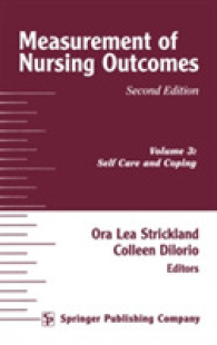 Measurement of Nursing Outcomes : Self Care and Coping 〈3〉 （2 SUB）