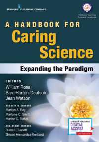 A Handbook for Caring Science : Expanding the Paradigm