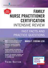 Family Nurse Practitioner Certification Intensive Review : Fast Facts and Practice Questions （3 PAP/PSC）