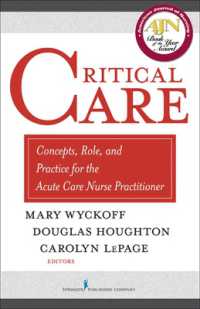 Critical Care : Concepts, Role, and Practice for the Acute Care Nurse Practitioner