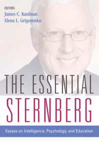 The Essential Sternberg : Essays on Intelligence, Psychology, and Education （1ST）