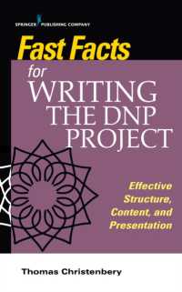 Fast Facts for Writing the DNP Project : Effective Structure, Content, and Presentation (Fast Facts)